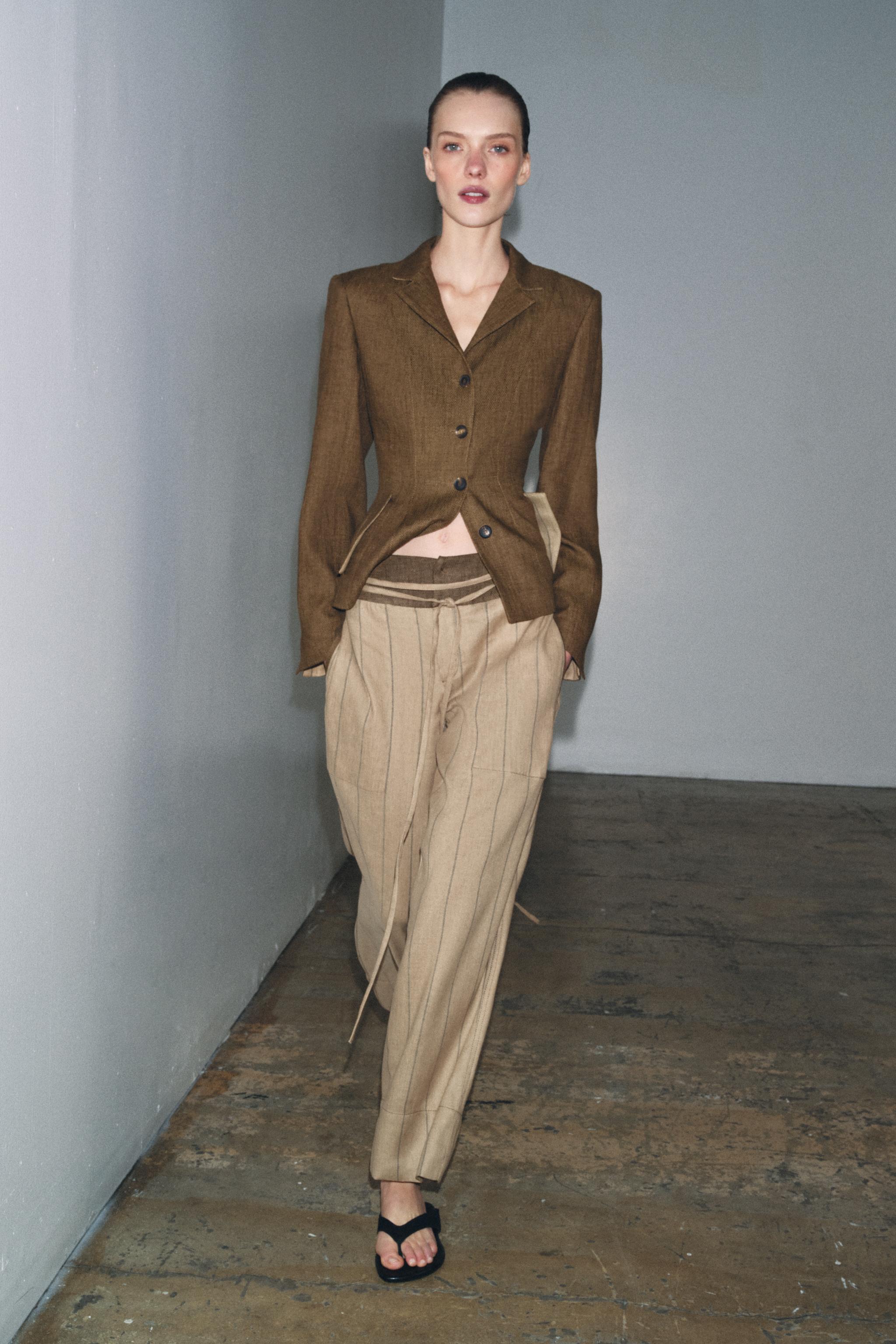 ZW COLLECTION LINEN BLEND BLAZER